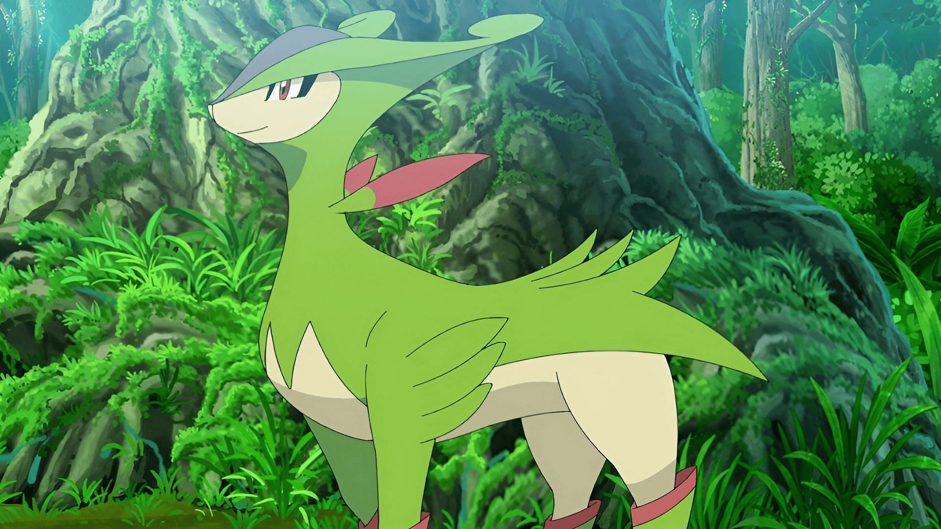 Virizion in the anime (Image via TPC)